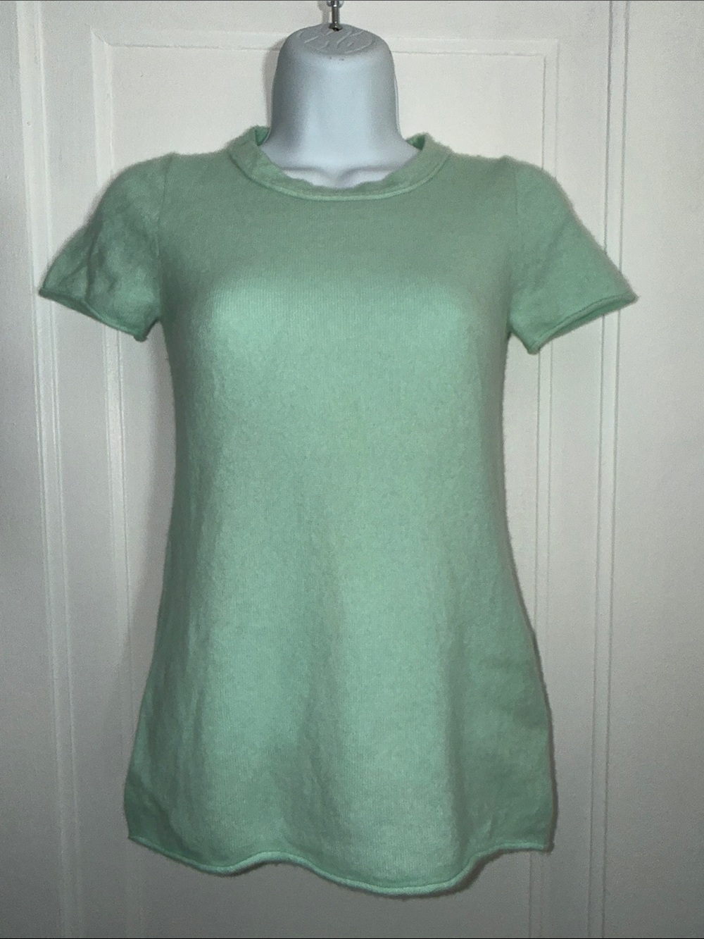 J. Crew 100% cashmere short sleeve sweater size XS